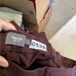 Torrid Deep Burgundy Trousers
